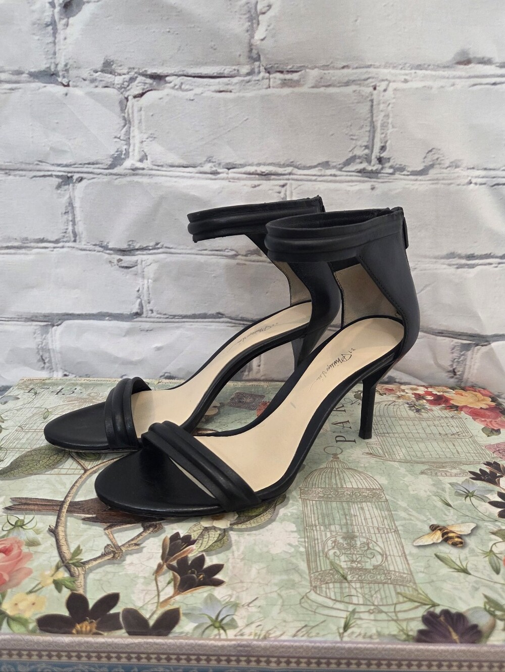 3.1 Phillip Lim Kiddie Mid-Heel Sandals In Black